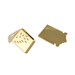 Allparts MT-0987-002 Mandolin Tailpiece with Cover - Gold