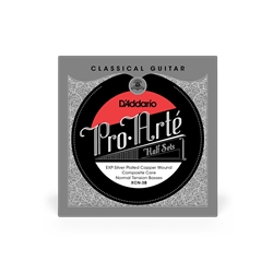 D'Addario Pro-Arté Nylon Core EXP Coated Silver Plated Copper Bass 1/2 Set