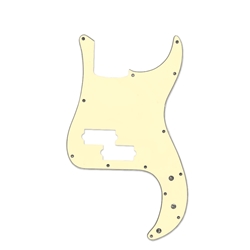 Allparts PG-0750-050 Pickguard for Precision Bass® - Parchment 3-ply (P/B/P) .090