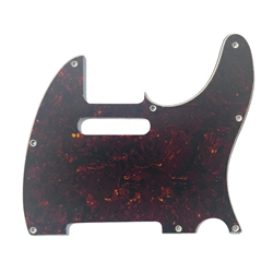 Allparts PG-0562-043 8-Hole Pickguard for Telecaster® - Tortoise 3-ply (T/W/B) .090