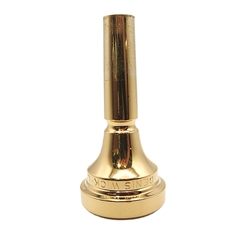 Used Denis Wick 5AL gold plated large shank Trombone Mouthpiece