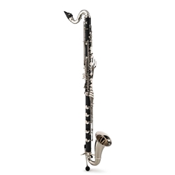 Backun Alpha Low C Bass Clarinet - Nickel Keys, Backpack Case