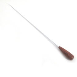 PaGu Opus Medium Baton - 11.75" Shaft, 2.25" Reddish Wood Handle