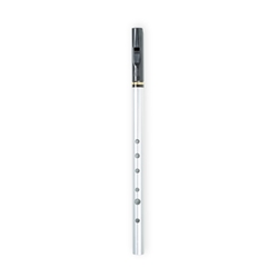 Tony Dixon DX006D Soprano D Whistle - Tunable, Aluminium Body, Nickel Slide